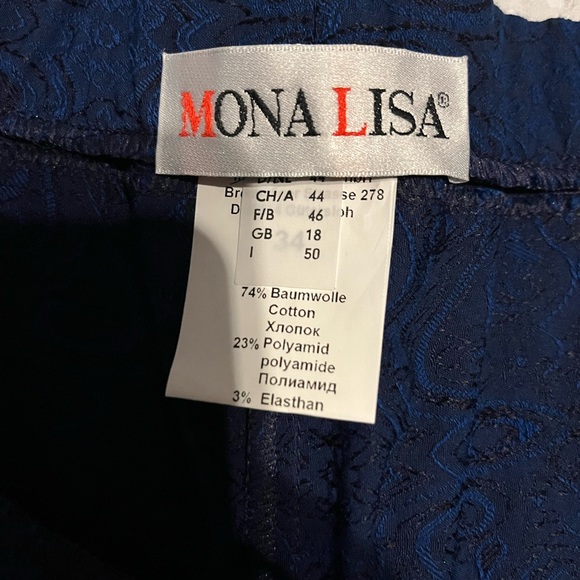 Mona Lisa classic comfortable jaquard trousers - Picture 9 of 10
